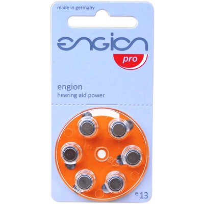 engion进口助听器电池e13