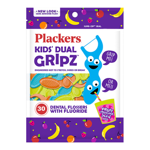 进口儿童牙线超细Plackers宝宝牙线棒学生防蛀清洁口腔家庭装牙线