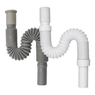 洗手盆下水管洗脸盆面盆伸缩塑料加长软管厨房水槽加厚排水管配件