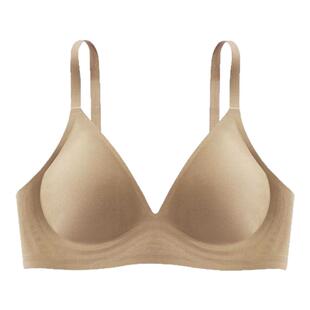 MIMI FANTASY小胸3D软支撑果冻条无钢圈带胸垫肤色无痕薄款内衣女