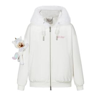 13DE MARZO 男女同款秋冬新款独角兽小熊连帽卫衣银泰百货 300178