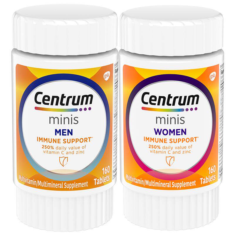 Centrum善存海外男士女性复合维生素 vc 迷你免疫自护片