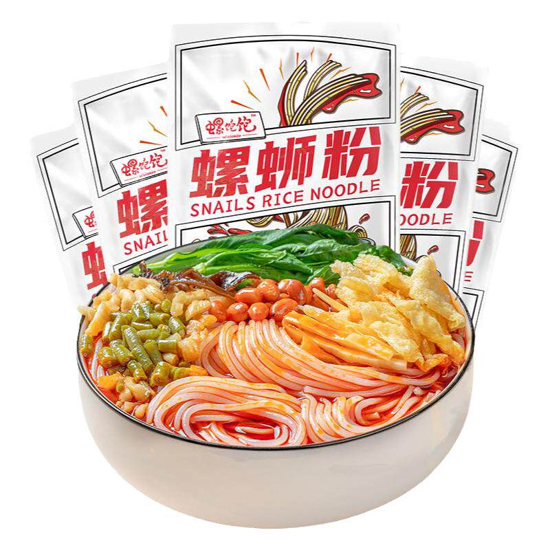 饱饱螺蛳粉柳州整箱广西特产