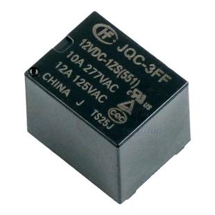 继电器HF3FF/JQC-3FF-005 012 024  5V 9V 12V 24V 1HS 1ZS 4/5脚