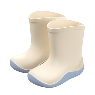 2026冬季新款儿童雨靴男女宝宝加绒保暖幼儿园戏水防滑卡通轻便鞋