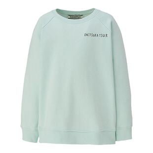 Onitsuka Tiger鬼塚虎KIDS SWEAT TOP儿童休闲印花圆领卫衣