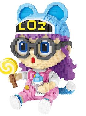 LOZ/俐智小颗粒动漫女孩拼装模型