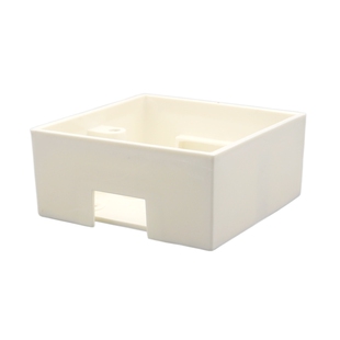 通用型86型明盒深3.8cm明装底盒PVC接线盒阻燃新料明装底盒明线盒