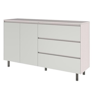 红苹果家具多功能储物柜轻奢客厅落地餐边柜家用双开门板式柜0036