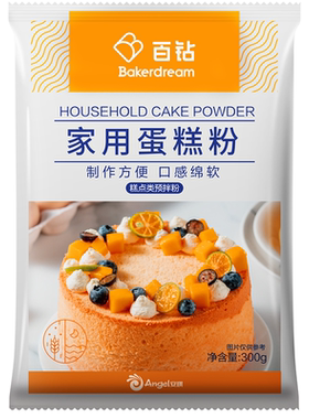 百钻家用蛋糕预拌粉300g