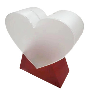 日翔包邮台式大号红色透明爱心慈善捐款功德公益乐捐箱带锁50定制