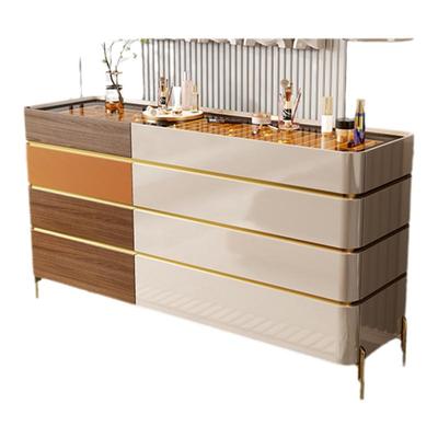 富梦莎实木意式轻奢首饰盒八斗柜