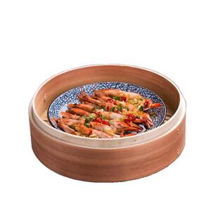 青若商用蒸笼竹制家用小笼包子馒头笼屉加高加深柳杉木蒸格蒸锅