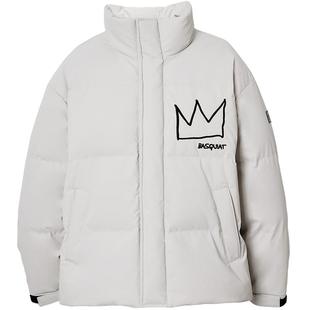 杰克琼斯秋冬季男装羽绒服立领摁扣BSQ联名背后字母刺绣舒适潮