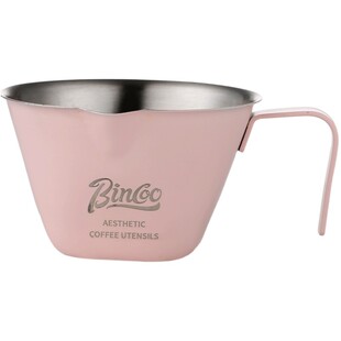 Bincoo咖啡萃取杯不锈钢意式量杯浓缩接液咖啡机盎司杯100ml奶盅