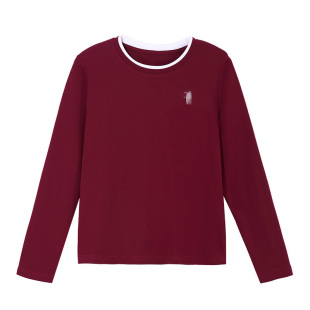 长袖t恤女秋冬加绒内搭打底衫2026新款春季爆款女装洋气单穿上衣