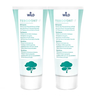 Wild怀尔德瑞士茶树油牙膏组合含氟清新口气正畸牙龈去牙菌斑进口