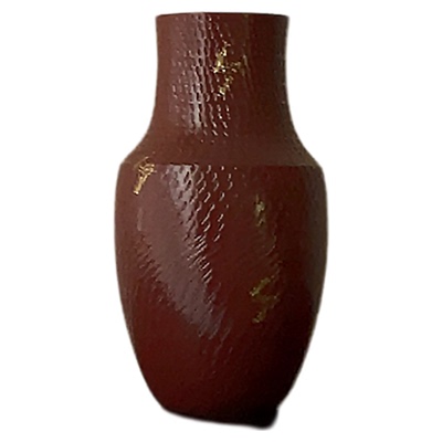 甘棠红色新年插花水培花瓶