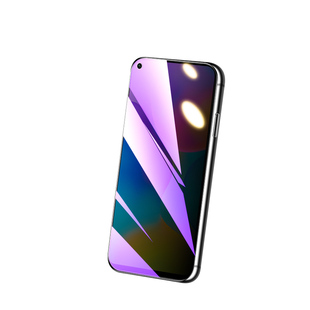 闪擎适用荣耀play3蓝光防窥膜抗蓝光无白边HonorPlay3手机膜防窥屏全屏覆盖防指纹全包边屏幕保护钢化膜荣耀