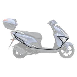 适用于豪爵AFR125原厂保险杠碳钢护杠HJ125T-27A城市之鹰防摔护杠