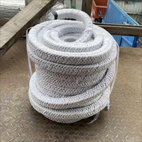 陶瓷纤维盘根耐高温烘烤炉门密封棉条防火硅酸铝耐火绳含钢丝填料