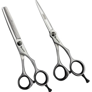 A字美发剪440C发廊美发剪刀5.5寸6寸打薄专业发型师理发剪刀套装