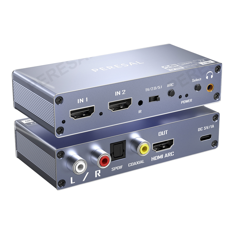 HDMI二进一出2.0切换器Switch/ps5音频分离器解码hdcp ARC转音响
