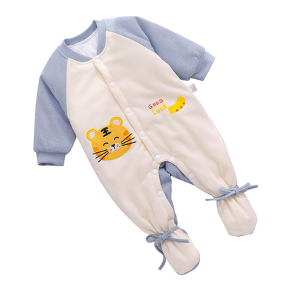 【婴儿连体衣】夹棉保暖冬季衣服