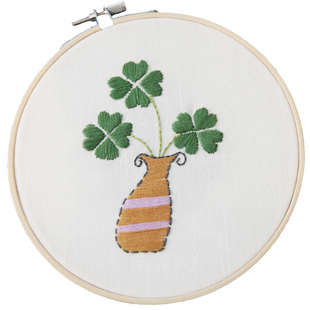 儿童刺绣手工diy材料包新手学生简单自绣针线套装广绣欧式立体绣