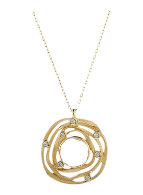 旋转花朵珍珠项链JCJ珠宝旗舰店