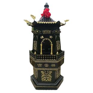 寺庙铸铁烧钱纸炉祠堂大型聚宝炉元宝六角焚烧炉复古烧金炉化钱炉
