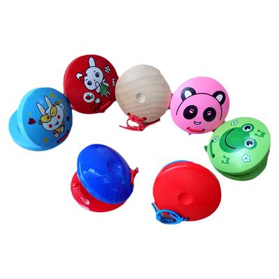 幼儿响板卡通儿童木质打击快板