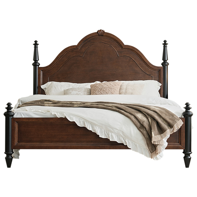 【新品】中古风全实木床1米8双人床主卧法式1米5的床家用床安娜床