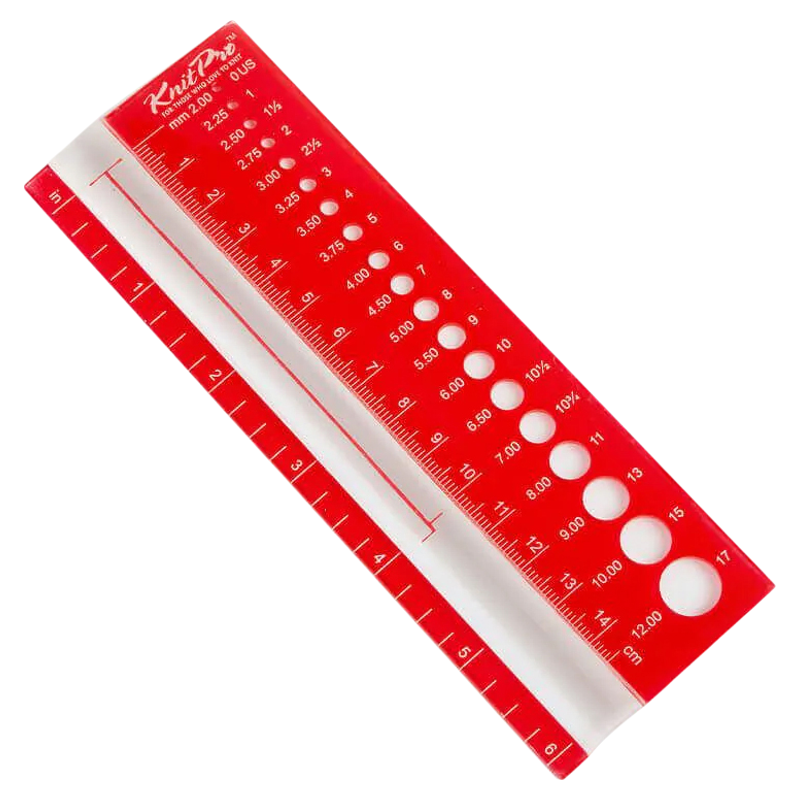 印度knitpro编织密度尺量针器
