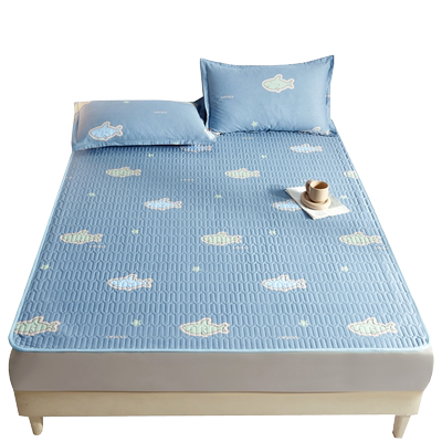 纯棉防水床垫全棉儿童垫被妙菲