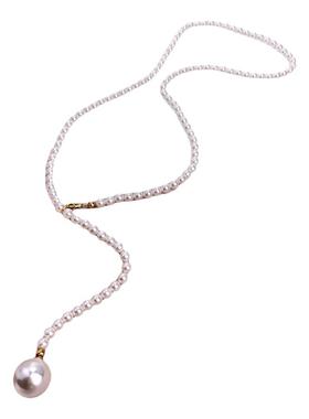 珍珠项链轻奢小众高端毛衣链