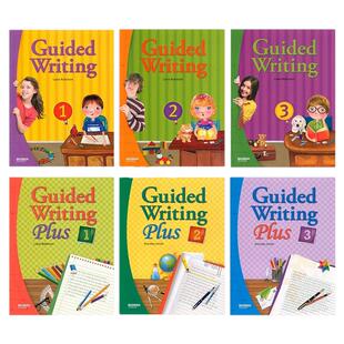 美国进口小学英语短期写作 guided writing 1-3初高级少儿英语写作专项教材三年级初级入门强化提升训练手把手教你写作文英语写作