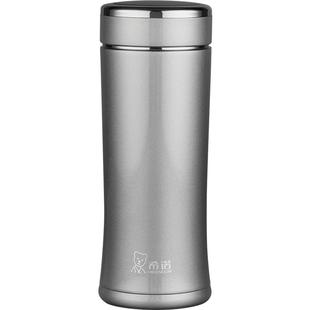 希诺保温杯不锈钢真空茶杯男款女士杯子便携商务泡茶车载水杯家用