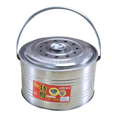 不锈钢烤火取暖木炭炉户外手提