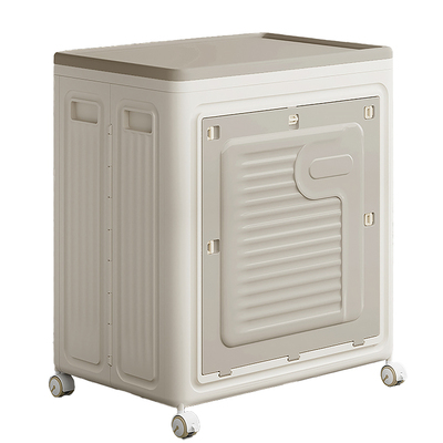 jeko衣服收纳箱翻盖可移动储物柜