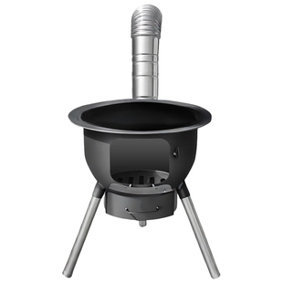 柴火灶新款农村家用烧木柴大铁锅户外便携炒菜炉子新型特厚柴火炉