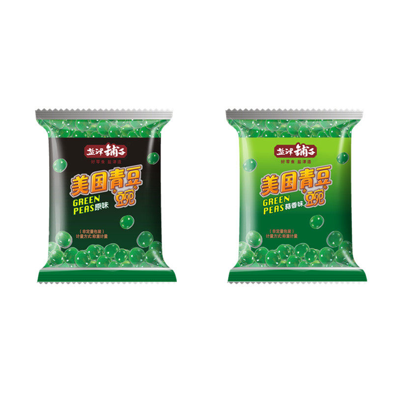 盐津铺子500g蒜香零食品美国青豆