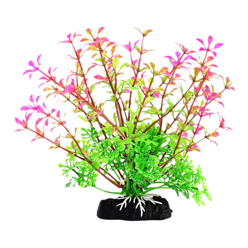 仿真水草鱼缸造景装饰溪流缸植物塑料假花布景小摆件草缸仿真海草