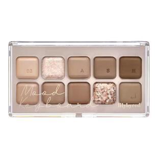 韩国lilybyred十色键盘眼影春夏01灰粽奶咖02珠哑光03大地色秋冬