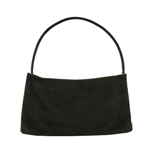 韩国设计师小众品牌deinet2025年秋冬季新品皮质绒面单肩腋下包女