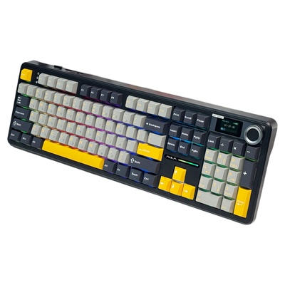 狼蛛F108pro无线三模全键热插拔客制化机械键盘游戏无畏契约csgo