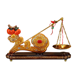 新中式称心如意招财摆件高档客厅酒柜玄关电视柜装饰乔迁新居礼品