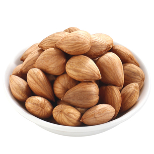 现炒大杏仁颗粒饱满无壳坚果仁原味熟食用开口杏核零食山西特产