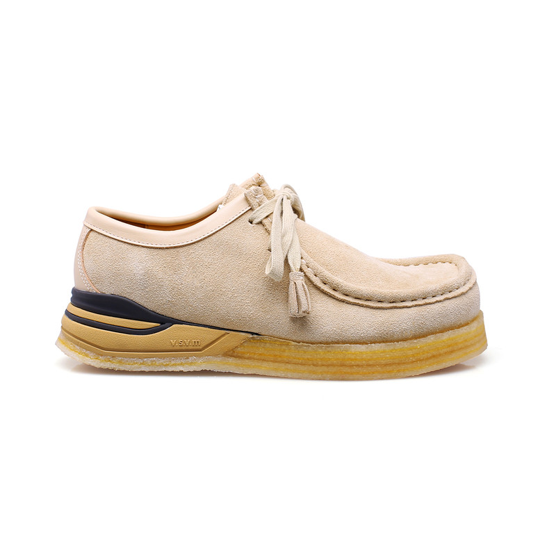 VISVIM UNCLE GUI新款厚底反绒皮复古增高休闲百搭低帮袋鼠鞋日潮