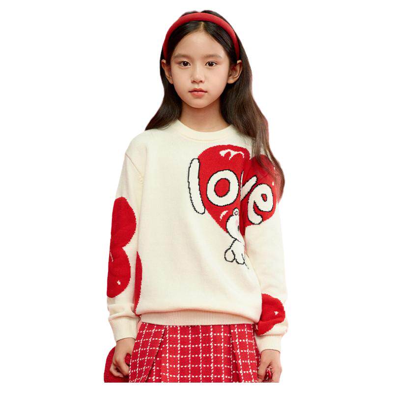 巴拉巴拉女童毛衣新年衣服
